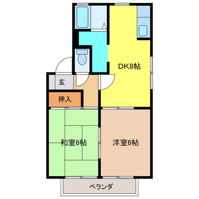 ファミール三嶋の間取り