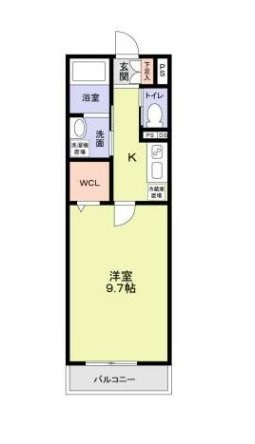 【立川市柏町のアパートの間取り】