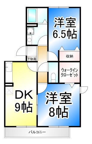 サン・ムーン山内の間取り