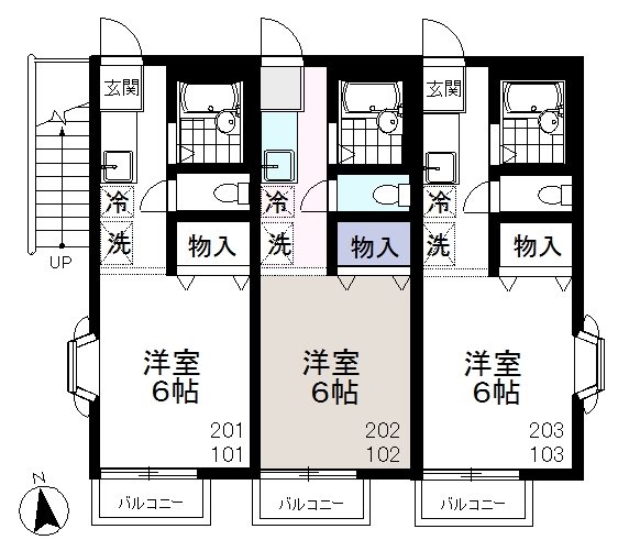 アリエスハイムの間取り