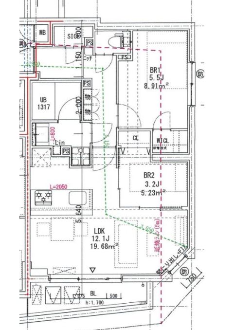 ルネサンスコート学芸大学の間取り