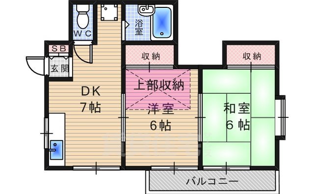 菊水ハイツの間取り