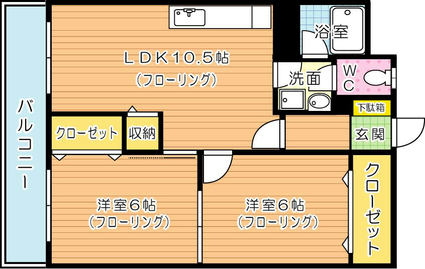 ベルガ本城の間取り