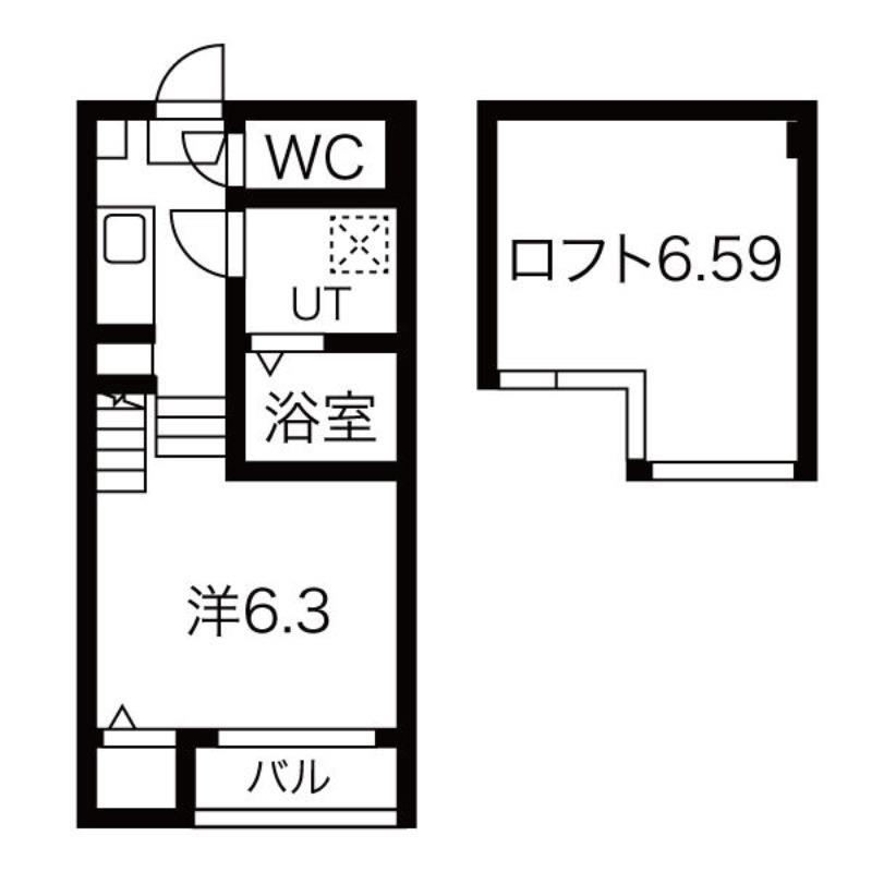 ハーモニーテラス東仙台Vの間取り