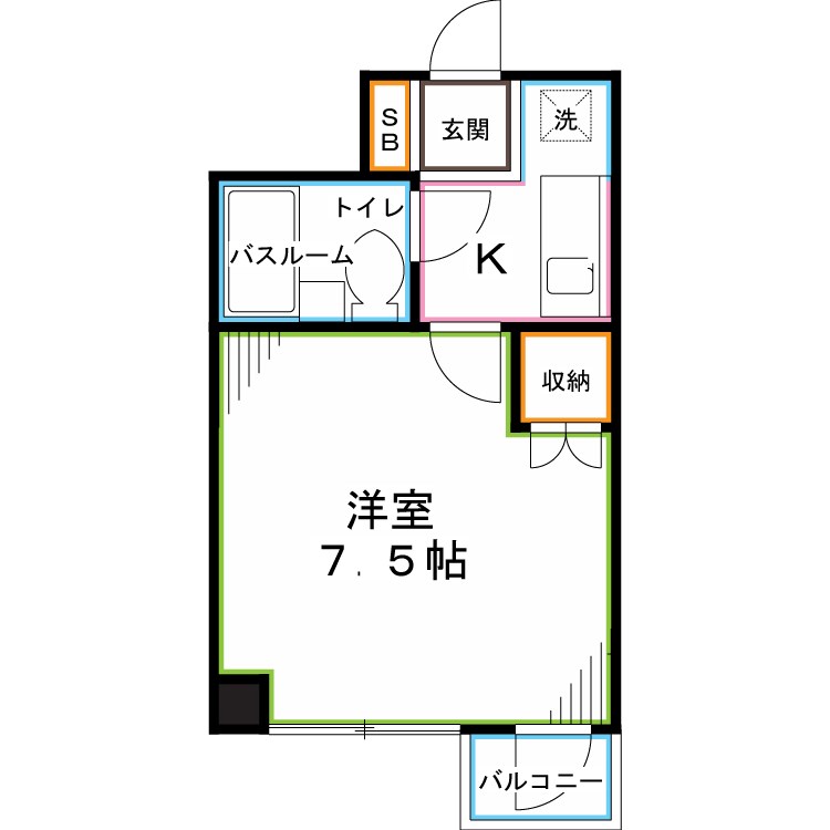 雅ビルの間取り