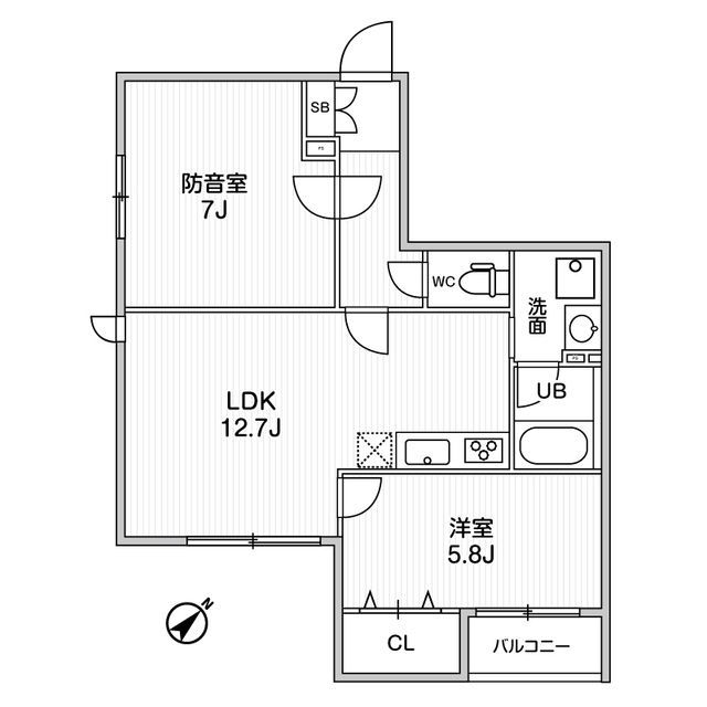 【ルミナス練馬の間取り】