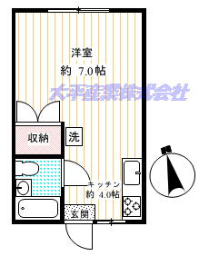 コーポサンライズ　Ａ棟の間取り