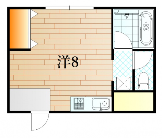 下関市今浦町のマンションの間取り