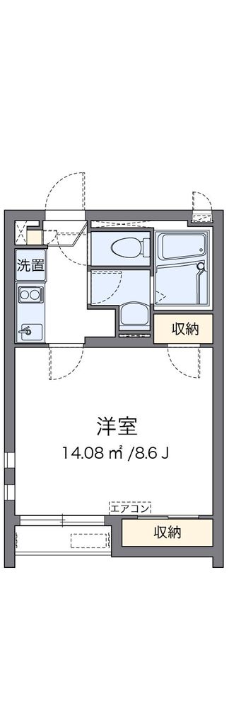 クレイノレーヴ　かえでの間取り