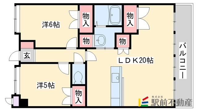 サンリヤン月の浦Iの間取り