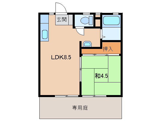 シティハイツ松見の間取り