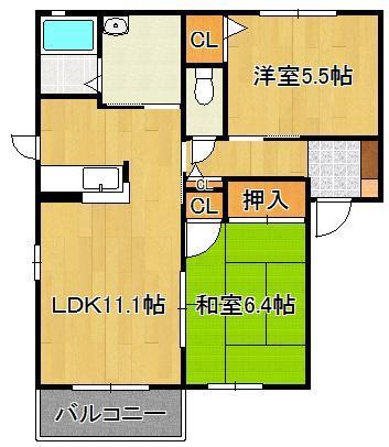 アムール　３棟の間取り