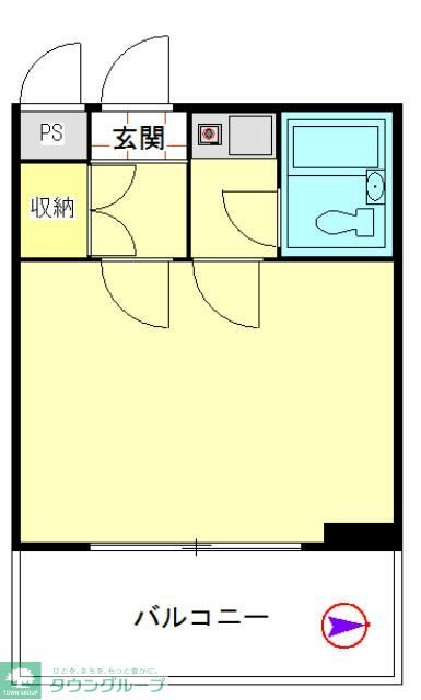 【川崎市中原区新丸子町のマンションの間取り】