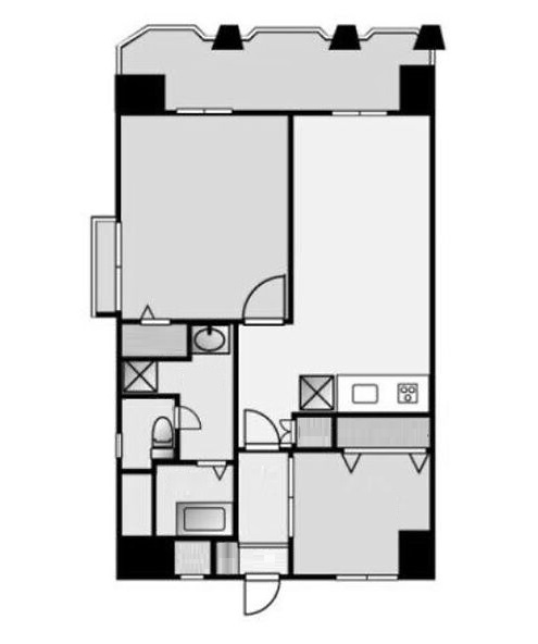 新宿区大久保のマンションの間取り