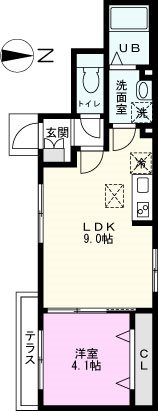 ＡＪ北越谷の間取り