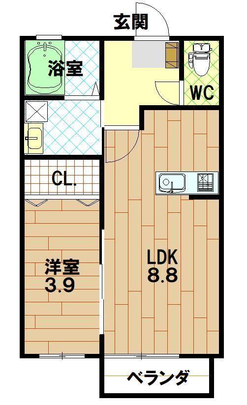 桜花の間取り