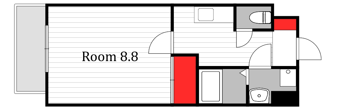 THE MODERN 表町の間取り