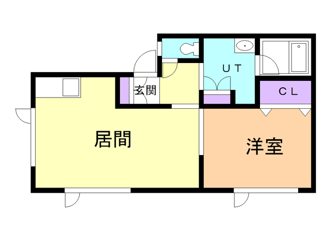 コーポ サザンクロスIIの間取り