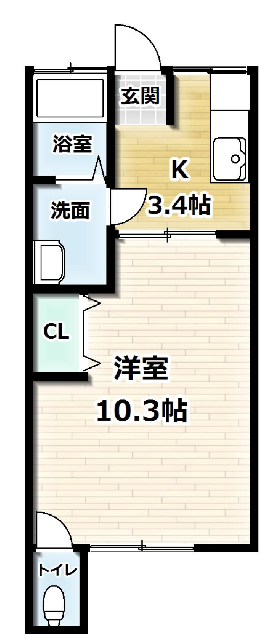 さつきマンションの間取り