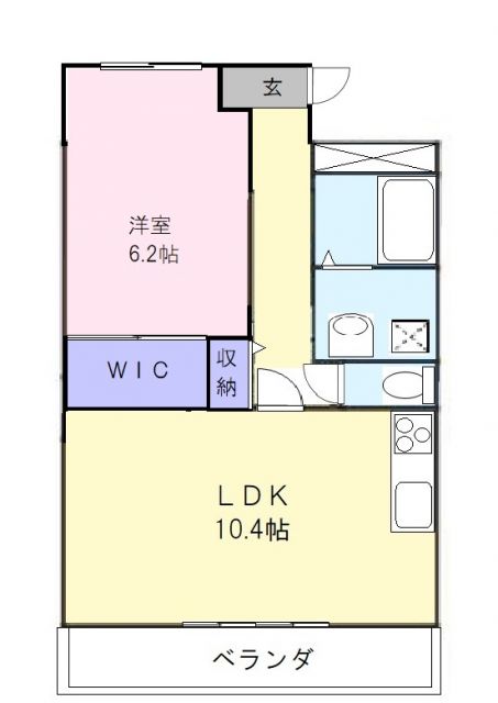 リベルタクオーレ利平治の間取り