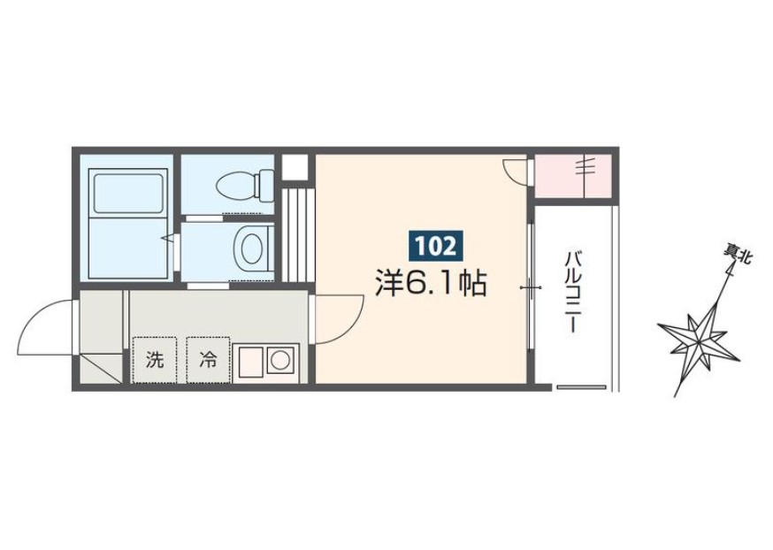 MELDIA京成高砂の間取り