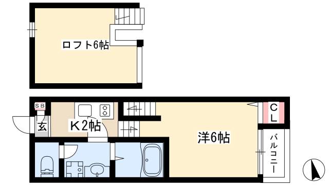 ハーモニーテラス山王IIの間取り