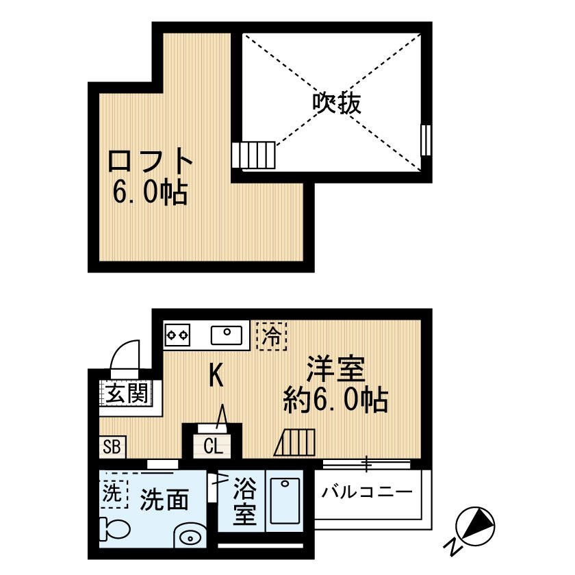 Ange神戸の間取り