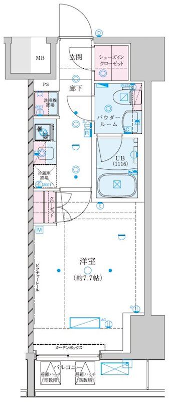 GENOVIA川崎VIIの間取り