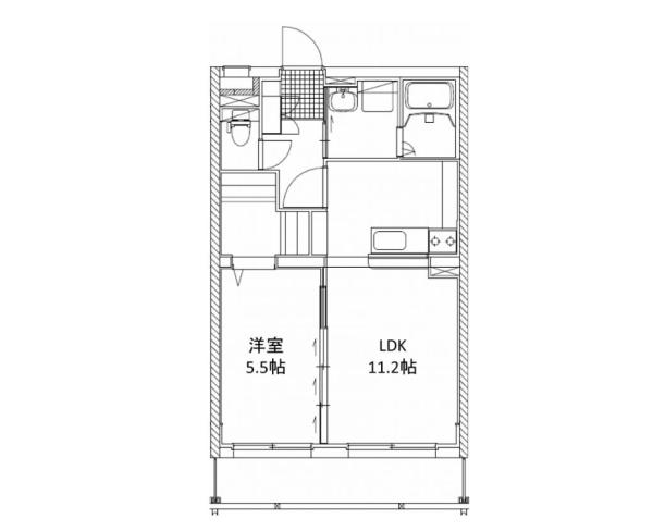 はなみずき３番館の間取り