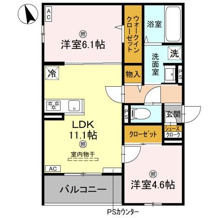 GRAMM佐野屋敷の間取り写真