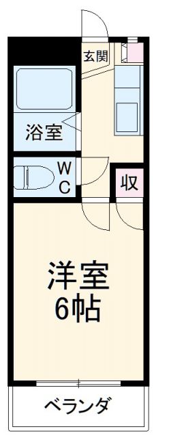 富士レイホービル第２の間取り