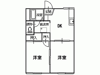 メゾンリビエールの間取り