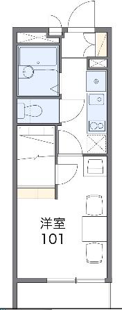 レオパレスかぬまの間取り