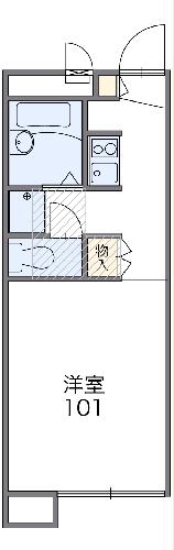 【レオパレス優優の間取り】