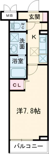 東京都調布市国領町１（アパート）の賃貸物件の間取り