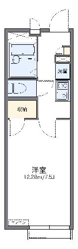 レオパレスビジュの間取り