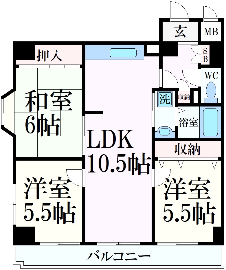 カサフィレンツェの間取り