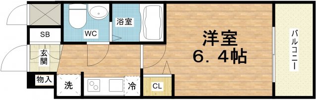 アドバンス大阪イーストの間取り