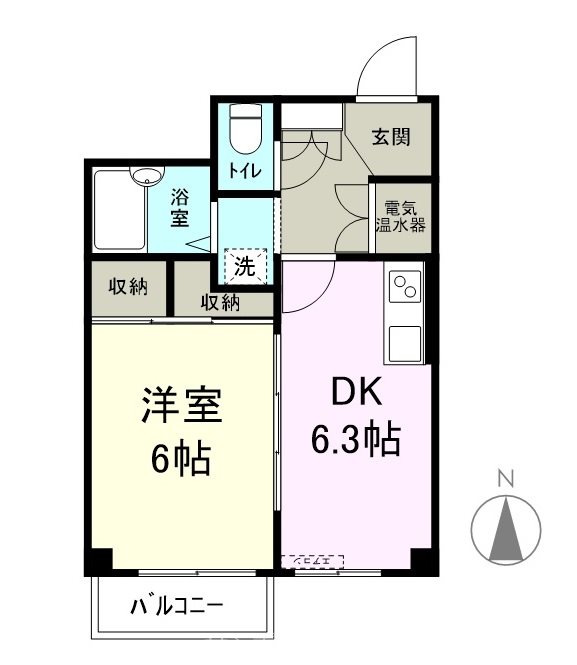 ステイツコア埋橋の間取り