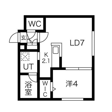 Leaf（リーフ）の間取り