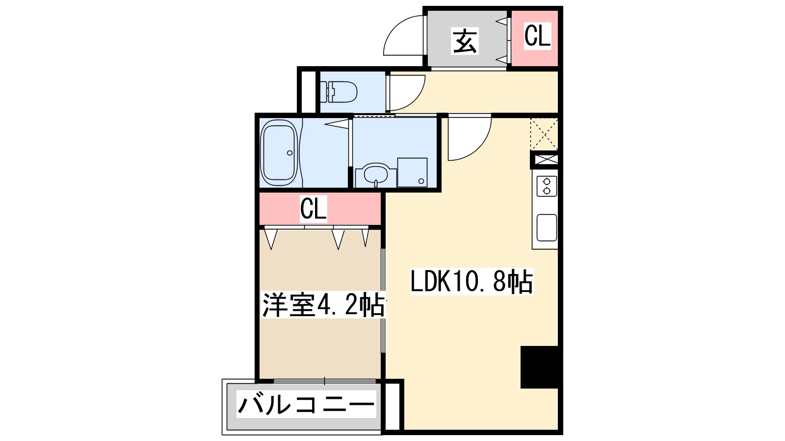 WELLBEAR新神戸の間取り