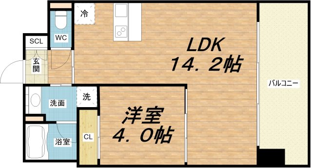 プレジオ大正の間取り