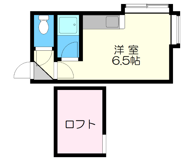 札幌市厚別区厚別中央一条のアパートの間取り