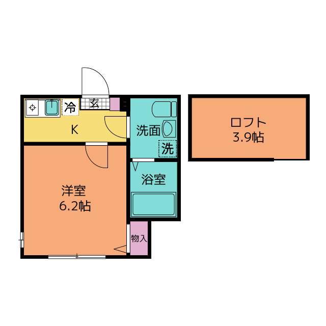 ソレイユ追浜の間取り