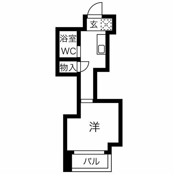 名古屋市中川区尾頭橋のマンションの間取り