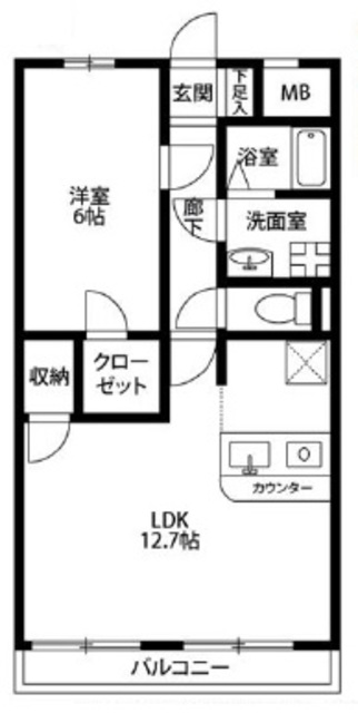 アムール　ロンシャンの間取り