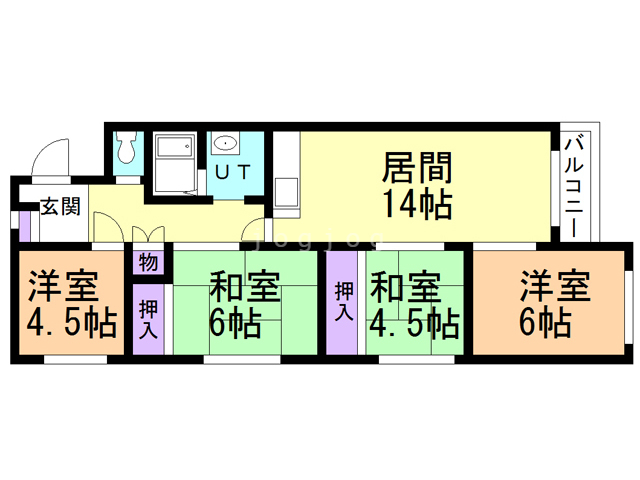 東山グランドハイツの間取り