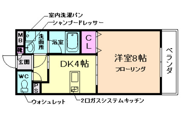 コベントガーデンの間取り