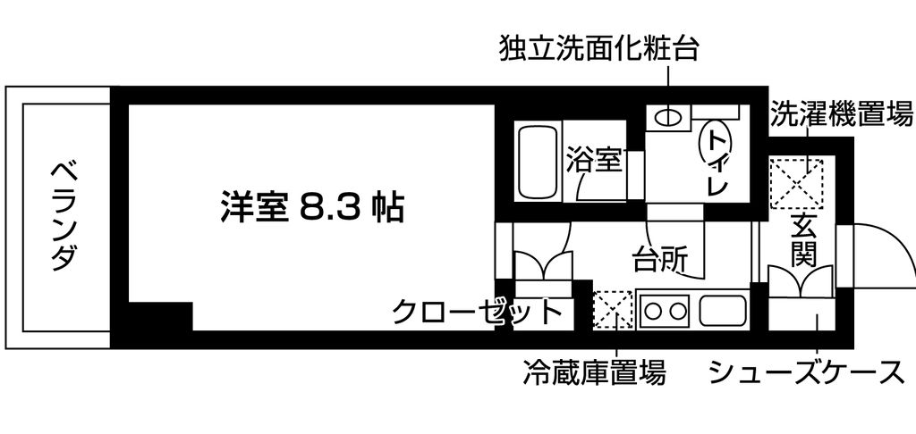 クローバーハイムIIの間取り