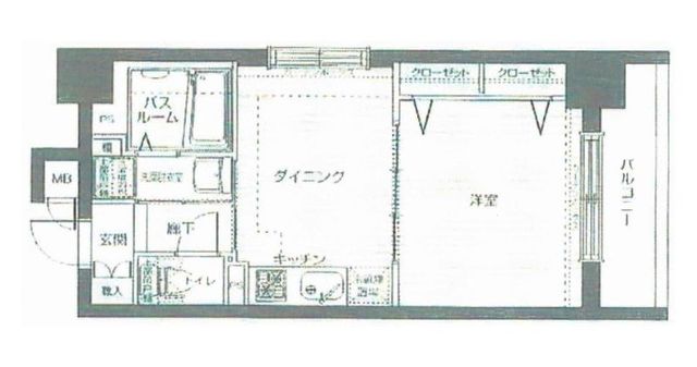 【トーシンフェニックス方南町弐番館の間取り】